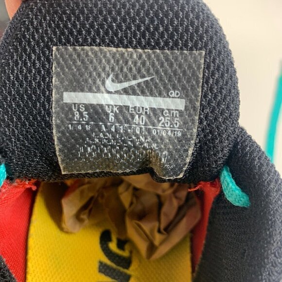 Nike Zoom Pegasus Women's Running Shoes Black/Blue Size 8.5 - Picture 8 of 10